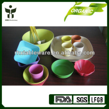 Eco-friendly Bamboo Dinnerware Set